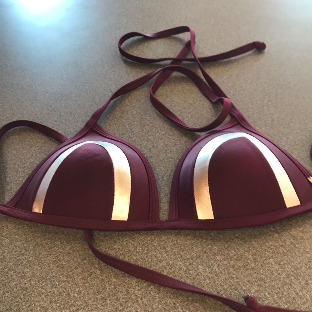 Pink string Bikini Top